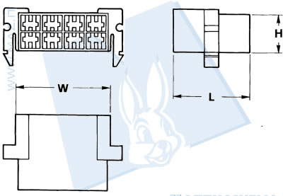 disegno tecnico Blocchetti 8 vie portamaschi - 6.3