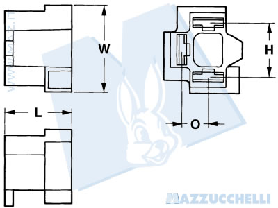disegno tecnico Blocchetti 3 vie  - 7.8