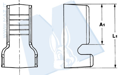 disegno tecnico Terminali a puntale