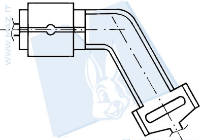 disegno tecnico Terminali lato candela
