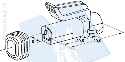 disegno tecnico Blocchetti 1 via portafemmina Packard 2.8
