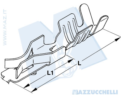 disegno tecnico Terminale portalampada