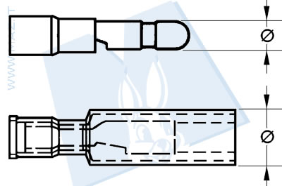 disegno tecnico Capicorda preisolati vari