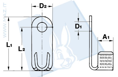 disegno tecnico Capicorda di potenza