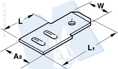 disegno tecnico Contatti lamellari a saldare