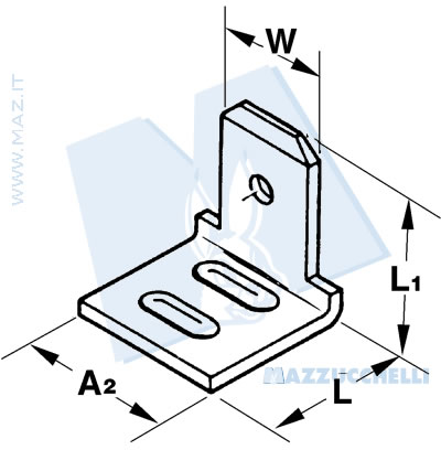 disegno tecnico Contatti lamellari 90° a saldare