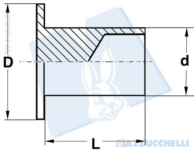 disegno tecnico Rivetti semiforati
