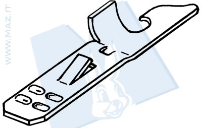 disegno tecnico Contatti per fanaleria
