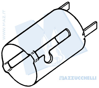 disegno tecnico Canotti per lampade BA 15