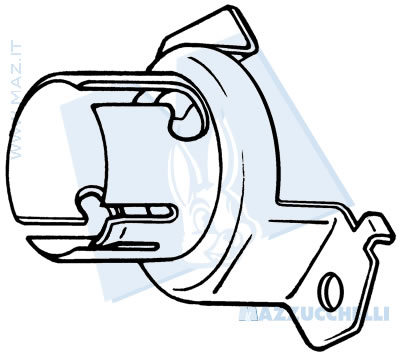 disegno tecnico Canotti per lampade BA 15