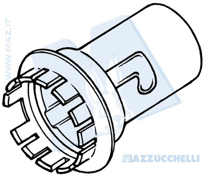 disegno tecnico Canotti per lampade BA 15