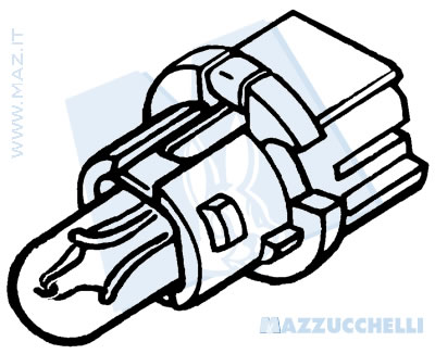 disegno tecnico Portalampade per lampade tuttovetro T5