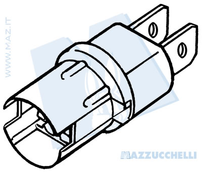 disegno tecnico Portalampade per lampade tuttovetro T10