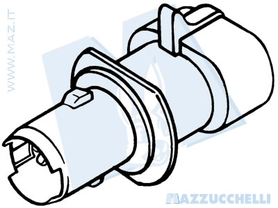 disegno tecnico Portalampade per lampade tuttovetro T10