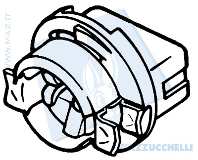 disegno tecnico Portalampade per lampade tuttovetro T10
