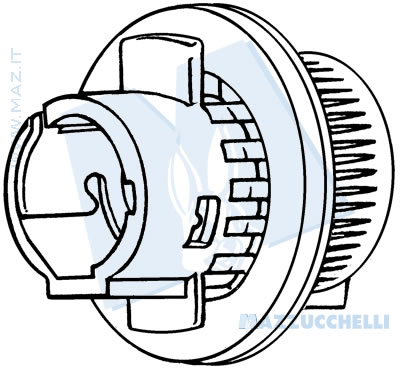 disegno tecnico Portalampade completi per lampade BA15
