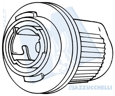 disegno tecnico Portalampade completi per lampade BA15