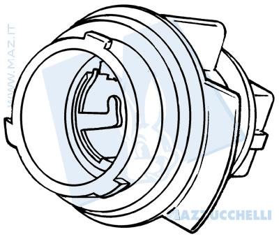 disegno tecnico Portalampade completi per lampade BA15