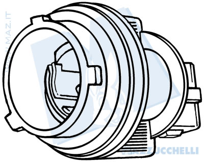 disegno tecnico Portalampade completi per lampade BA15