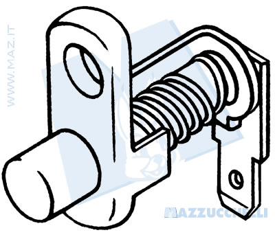 disegno tecnico Pulsanti portiera e antifurto