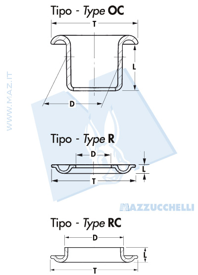 disegno tecnico Occhielli Vela