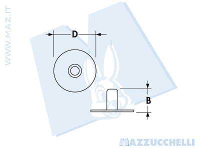 disegno tecnico Bottoni a pressione serie FF9 (MITO 0)