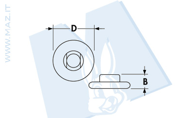disegno tecnico Bottoni a pressione serie FF12Z (MITO 1)