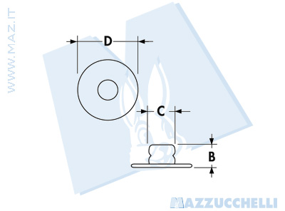 disegno tecnico Bottoni a pressione serie FF12Z (MITO 1)