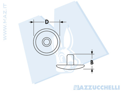 disegno tecnico Bottoni a pressione serie FF12Z (MITO 1)