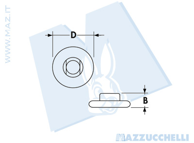 disegno tecnico Bottoni a pressione serie FF16 (MITO 2)