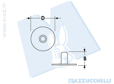 disegno tecnico Bottoni a pressione serie FF16 (MITO 2)