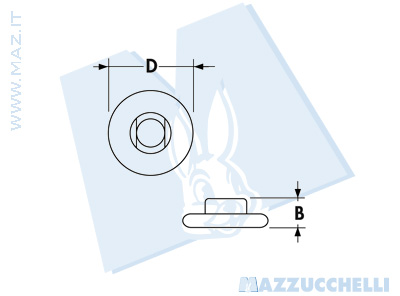 disegno tecnico Bottoni a pressione serie (MITO 0/1)