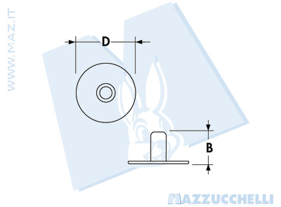 disegno tecnico Bottoni a pressione serie (MITO 0/1)