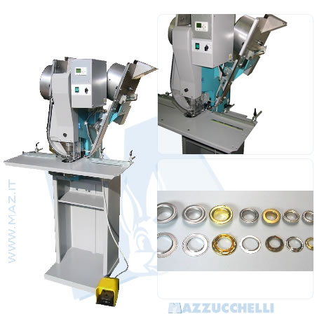 disegno tecnico Macchina automatica per occhielli vela
